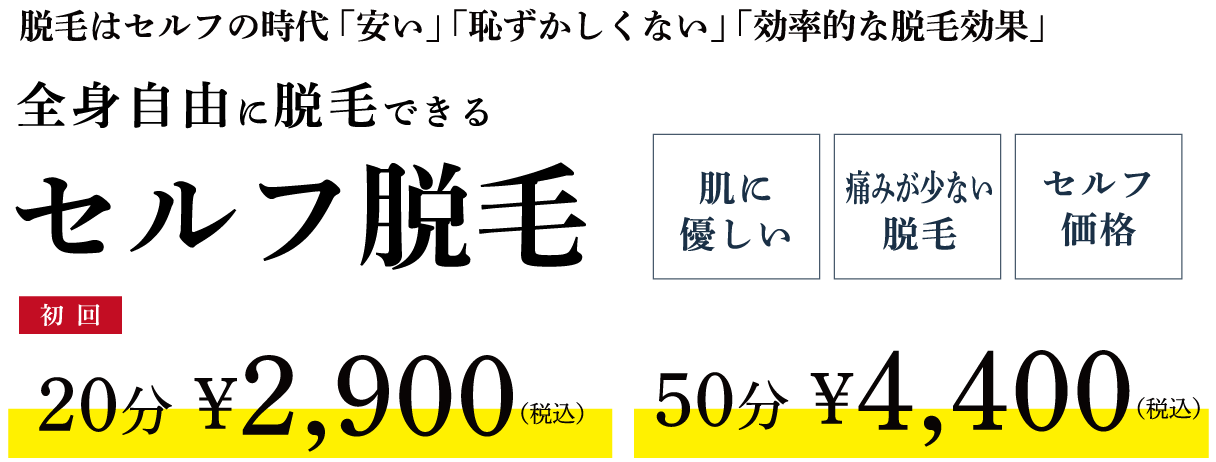 脱毛料金